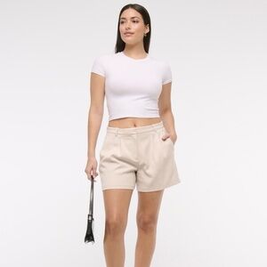 Abercrombie & Fitch Women's Cream Shorts